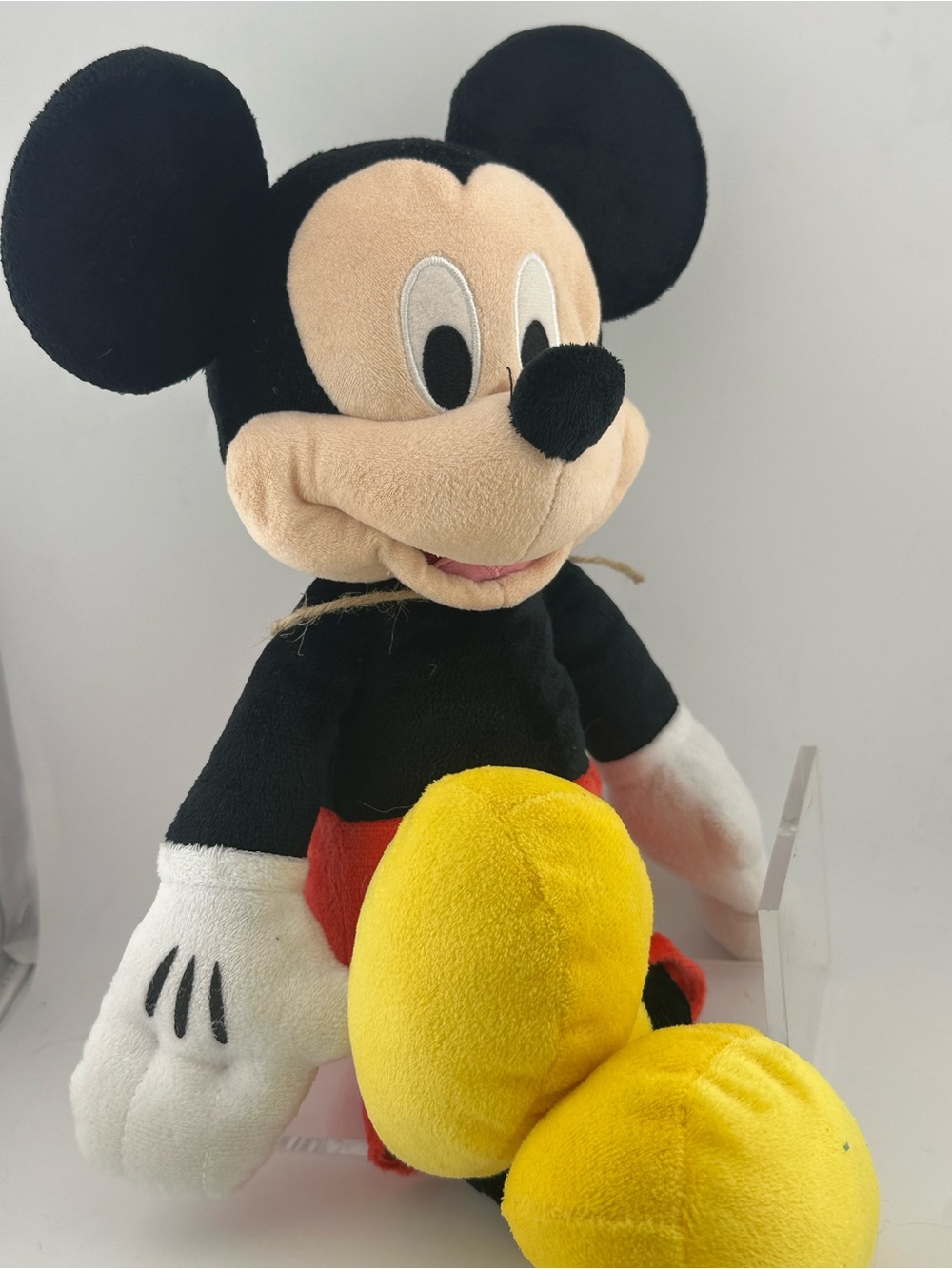 Disney Black, Peach & Yellow Classic Plush Mouse Toy
